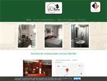 Tablet Screenshot of hotel-elalamo.com